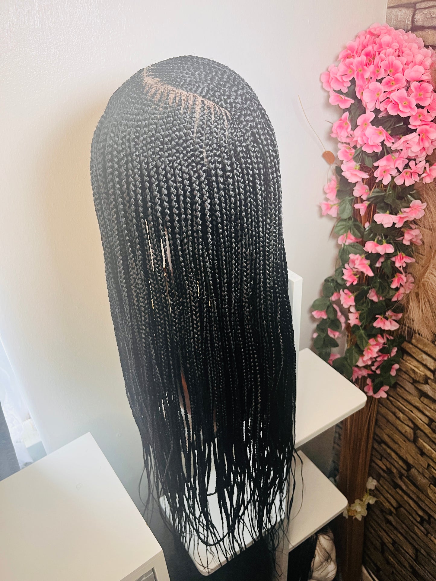 Corn Rows and Knotless Braids Wig