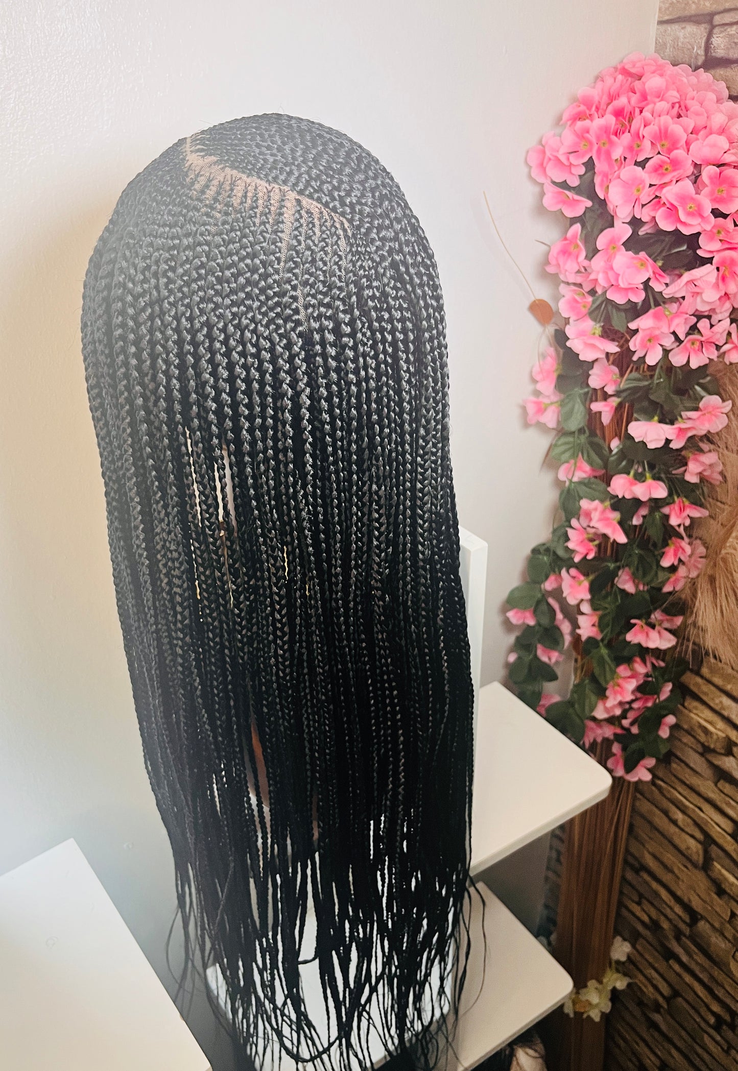 Corn Rows and Knotless Braids Wig