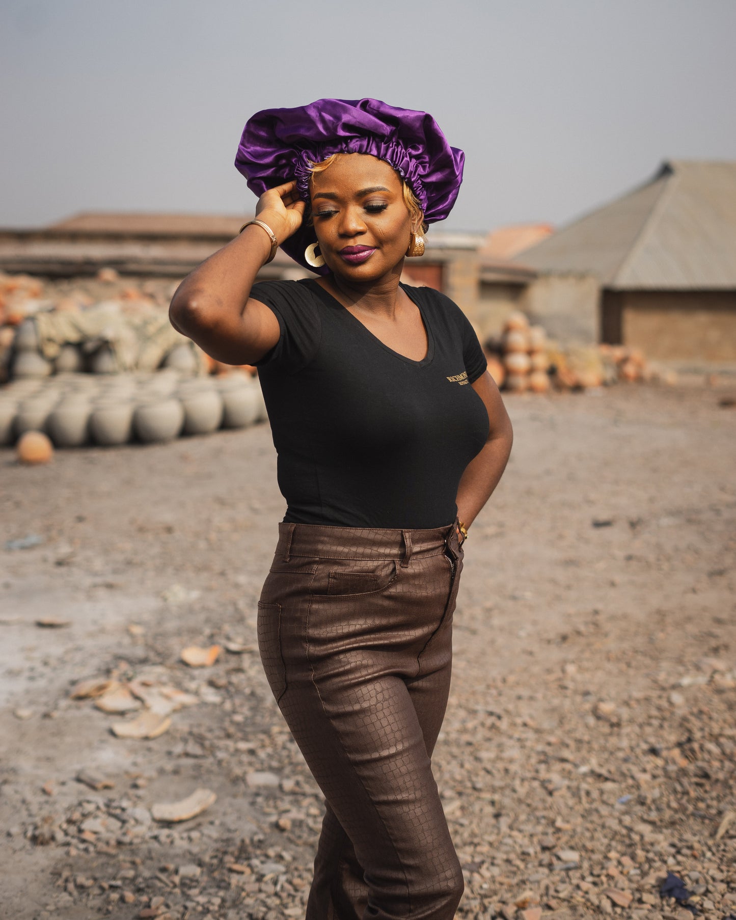 Adult Ankara Bonnet X Silky Texture