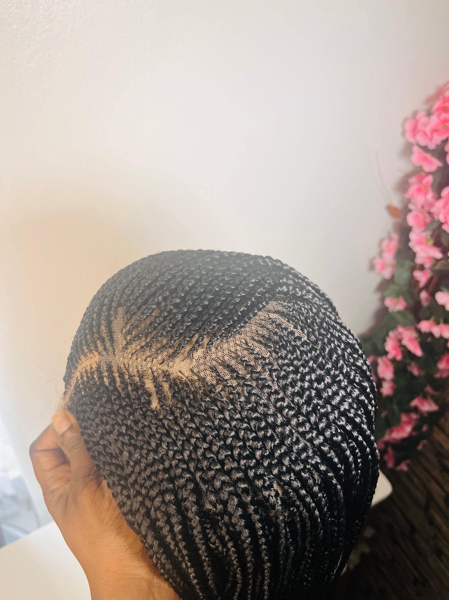 Corn Rows and Knotless Braids Wig