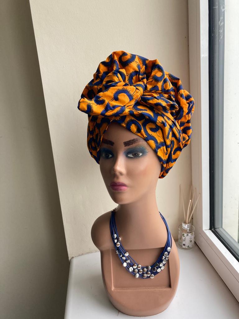 auto gele head wrap