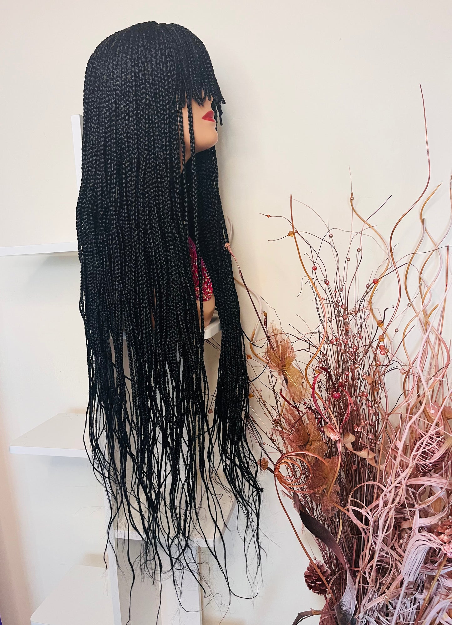 braids with a fringe
