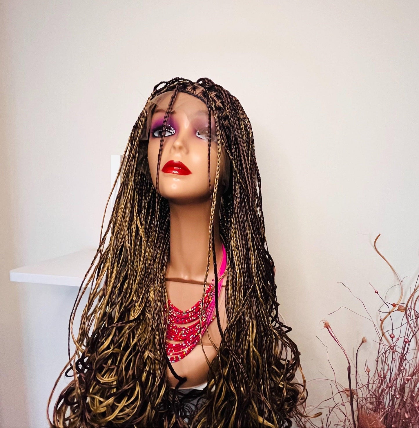 Knotless Braids X 360 Lace Frontal - Afro Tee Hair