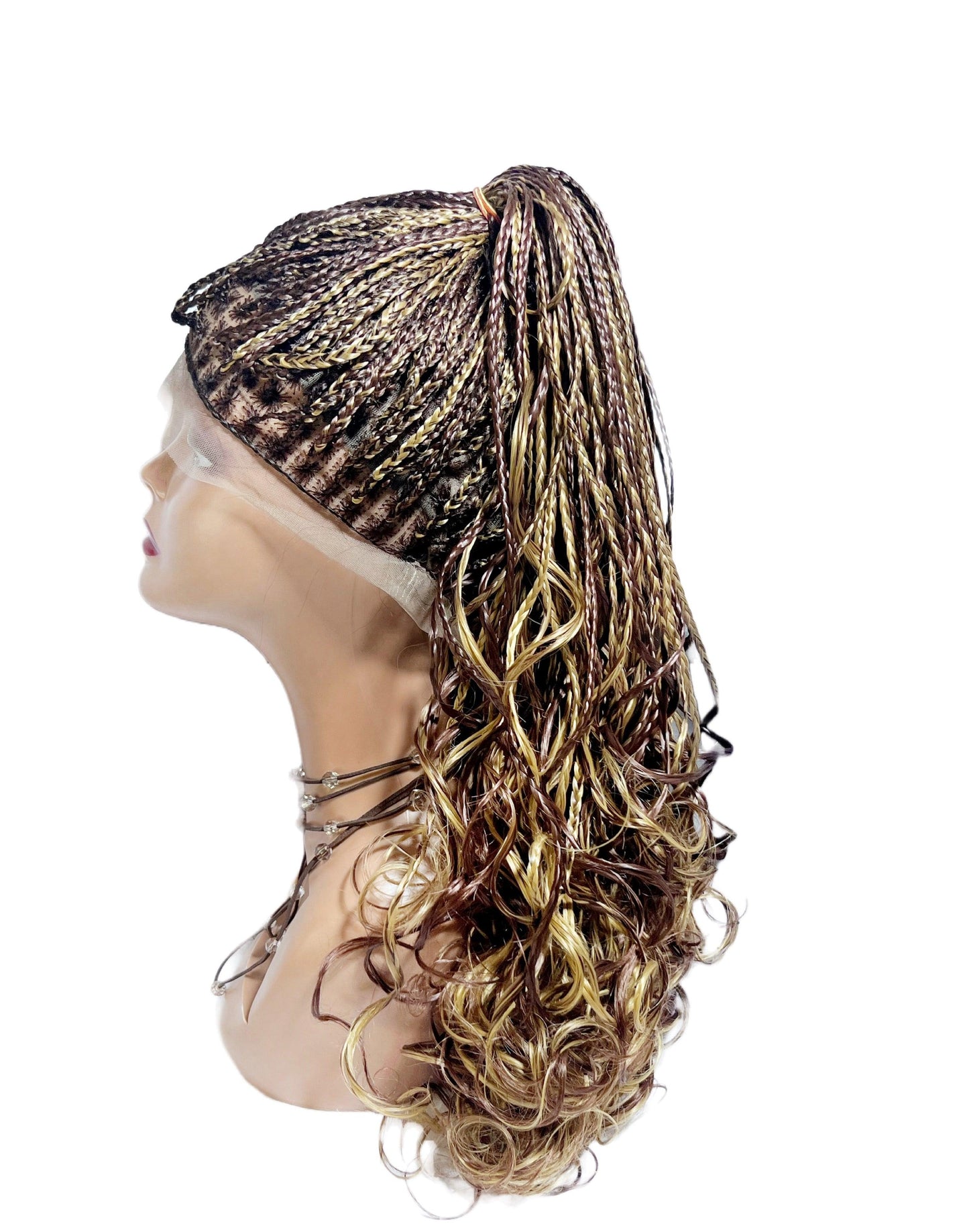 Knotless Braids X 360 Lace Frontal - Afro Tee Hair