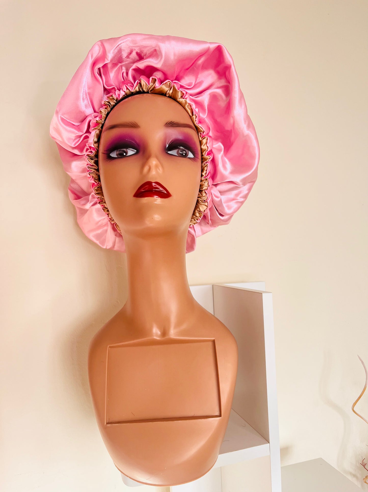 Adult Ankara Bonnet X Silky Texture - Afro Tee Hair