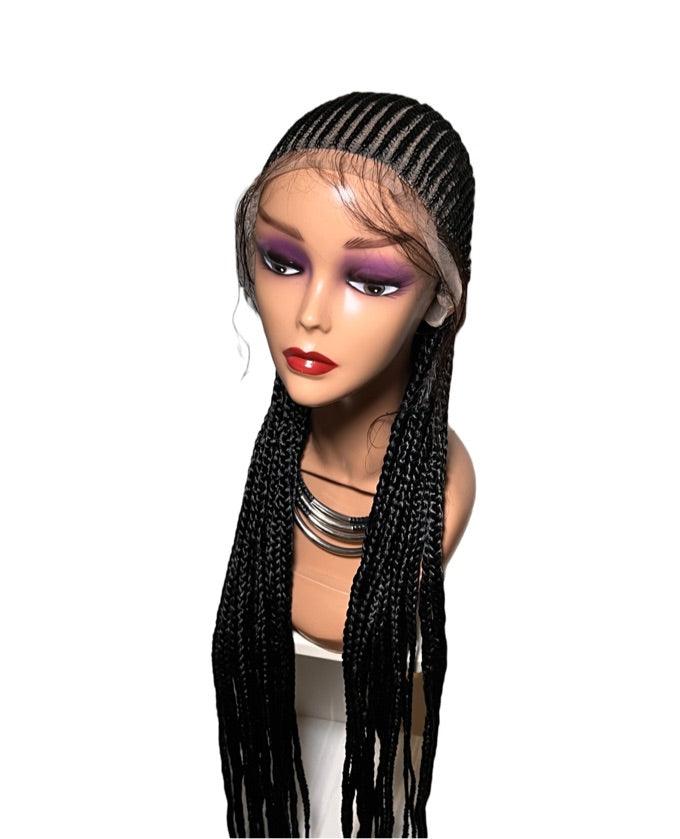 Premium Cornrows 180 Lace Frontal Closure - Afro Tee Hair