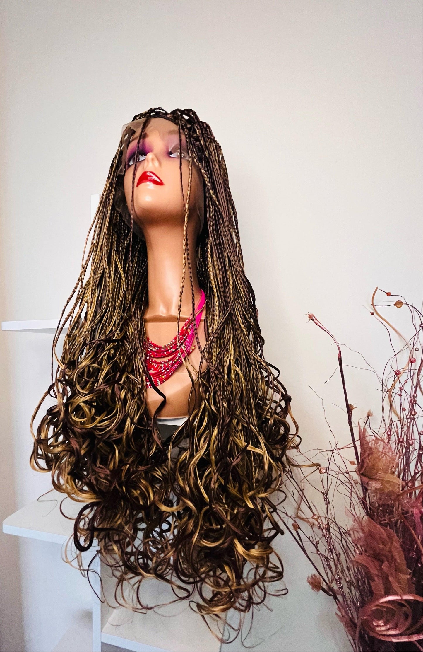 Knotless Braids X 360 Lace Frontal - Afro Tee Hair