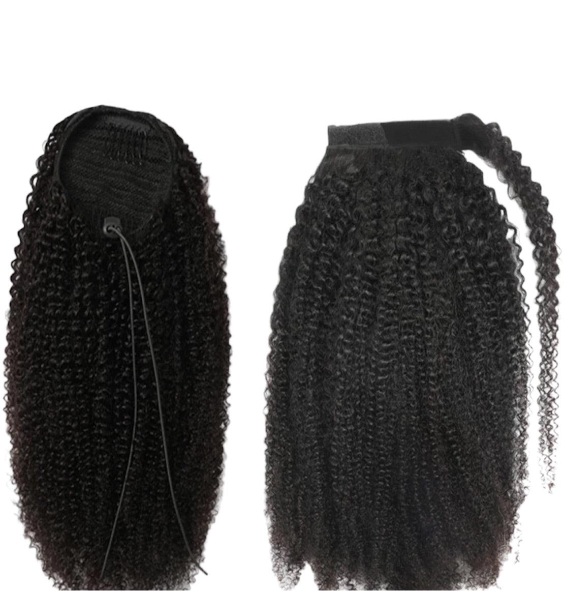 Kinky X Curly Ponytail - Afro Tee Hair
