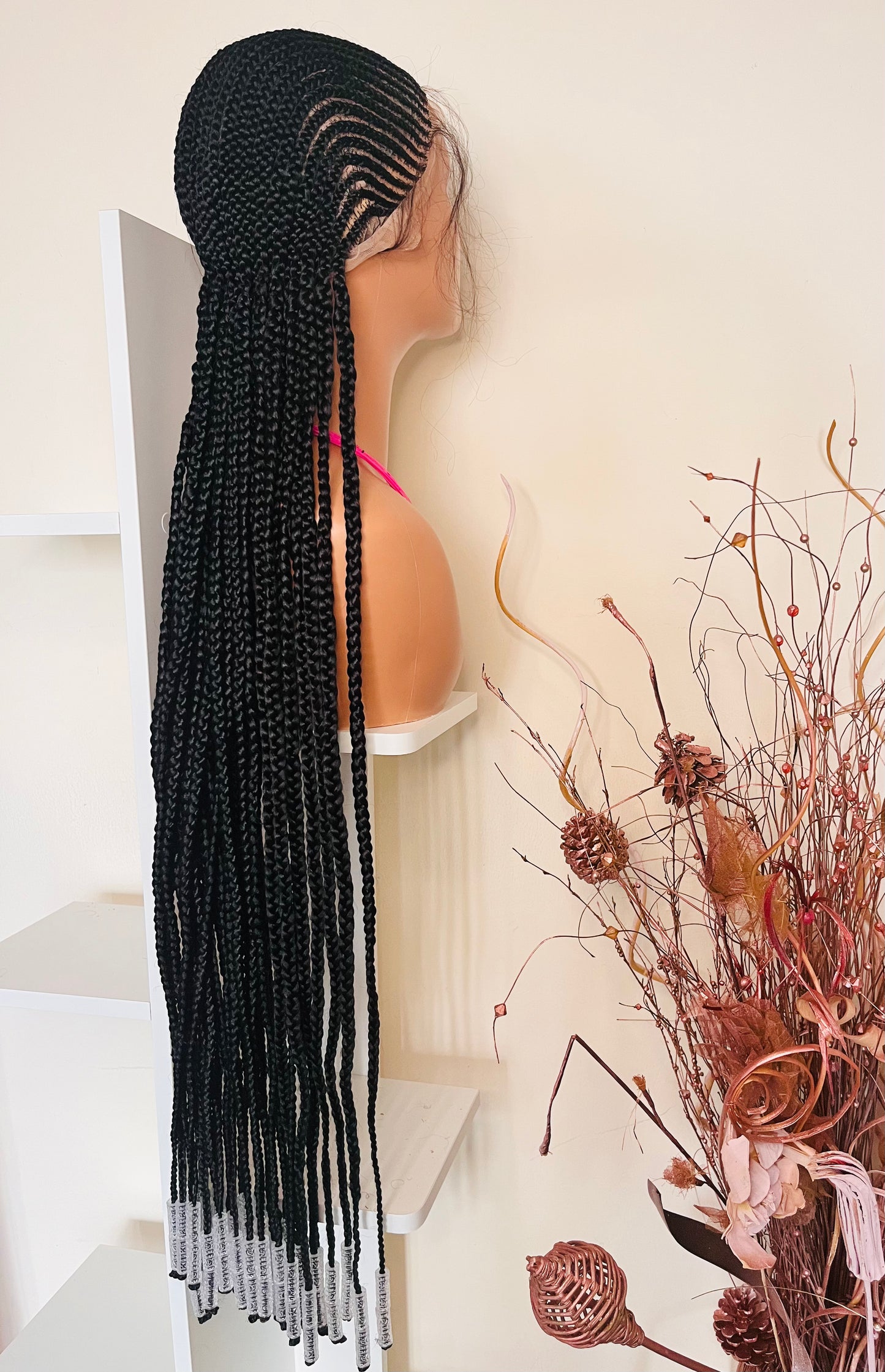 Premium Cornrows 180 Lace Frontal Closure - Afro Tee Hair