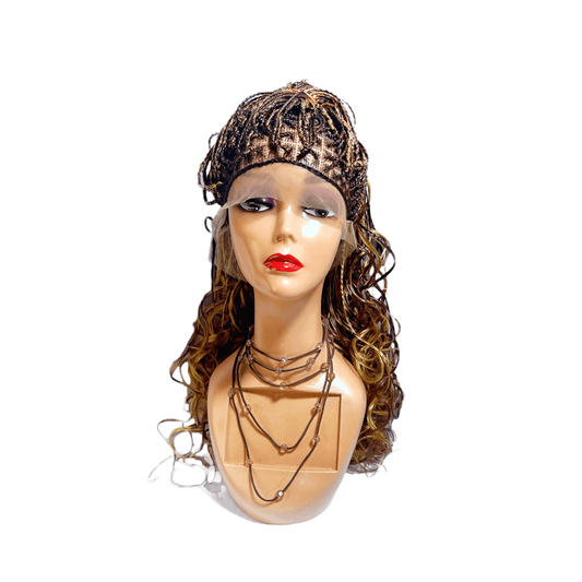 Knotless Braids X 360 Lace Frontal - Afro Tee Hair