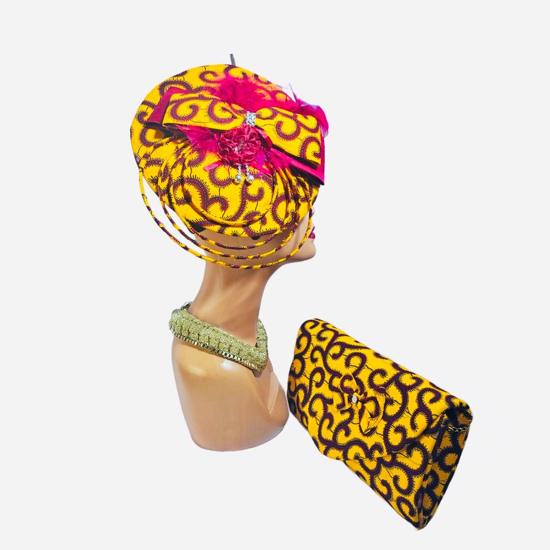 Ankara straw hat for sale