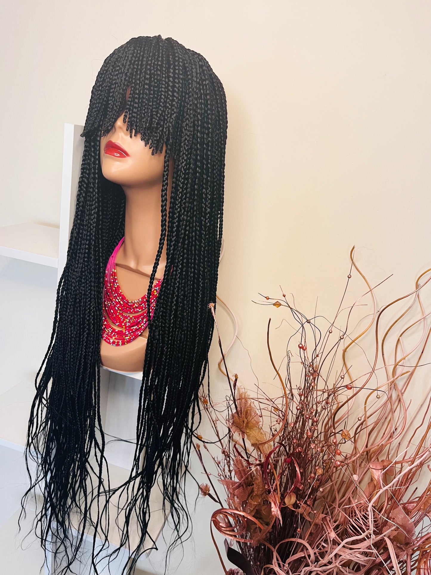 braids with a fringe