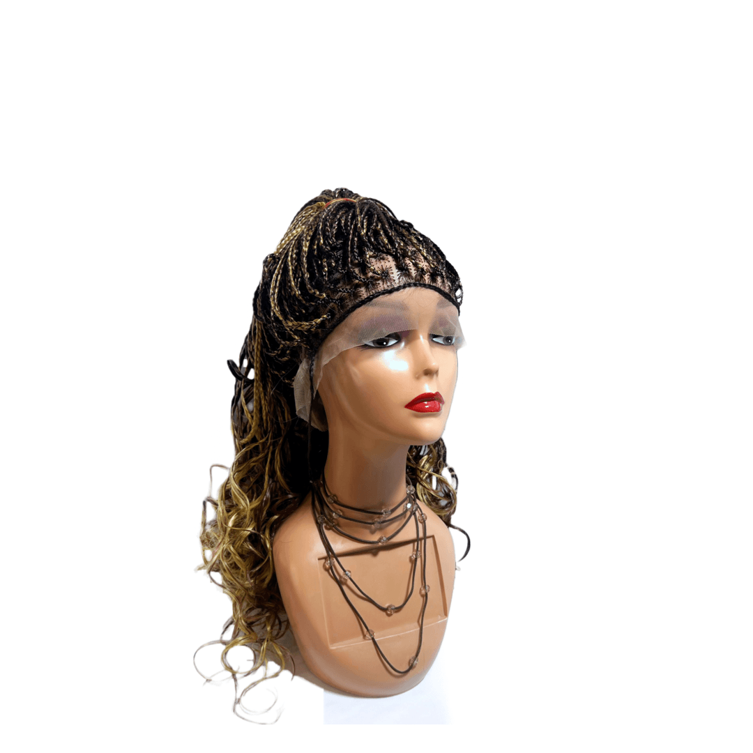 Knotless Braids X 360 Lace Frontal - Afro Tee Hair