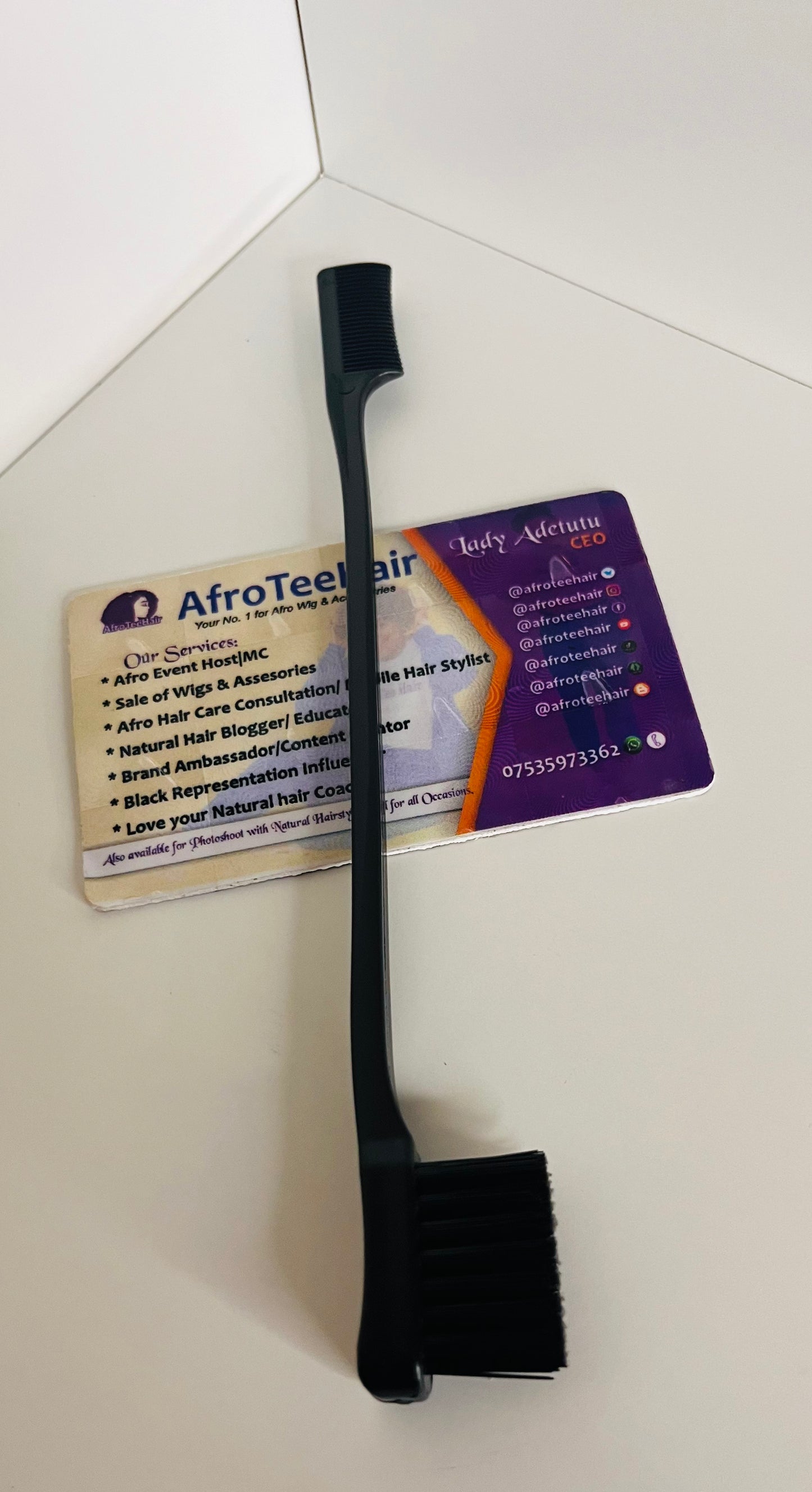 Quality Edges Brush - Afro Tee Hair