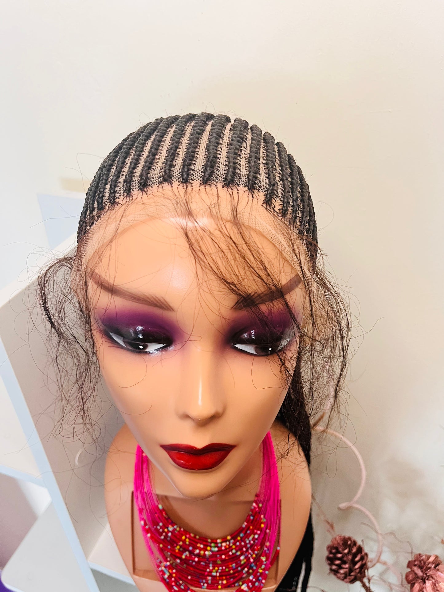 Premium Cornrows 180 Lace Frontal Closure - Afro Tee Hair