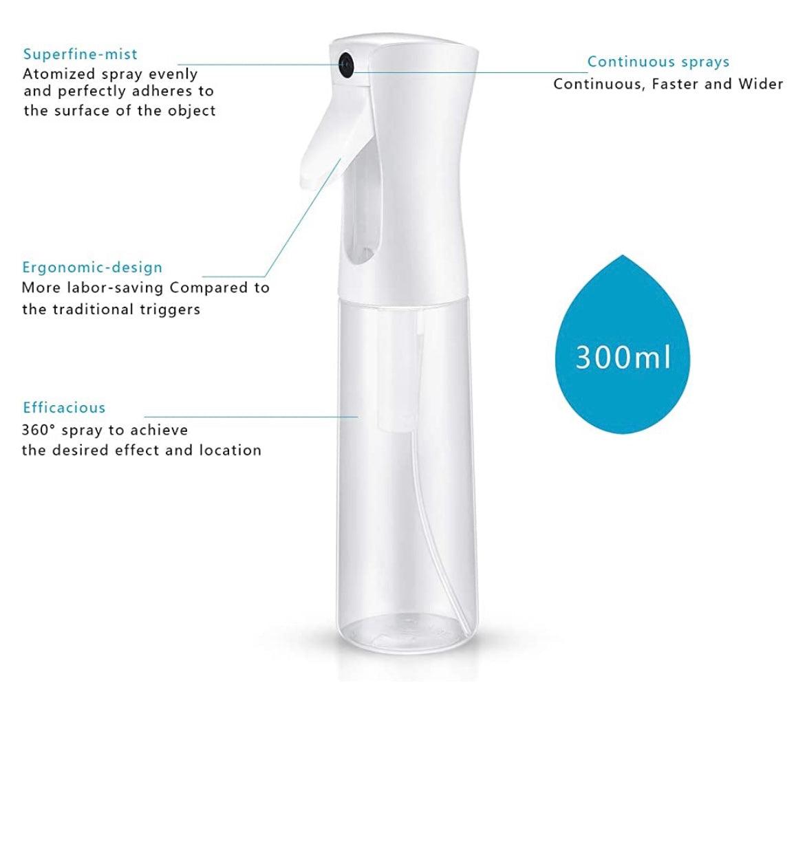 Spray bottle for hair