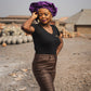 Adult Ankara Bonnet X Silky Texture
