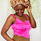 Adult Ankara Bonnet X Silky Texture - Afro Tee Hair
