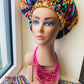 Adult Ankara Bonnet X Silky Texture - Afro Tee Hair